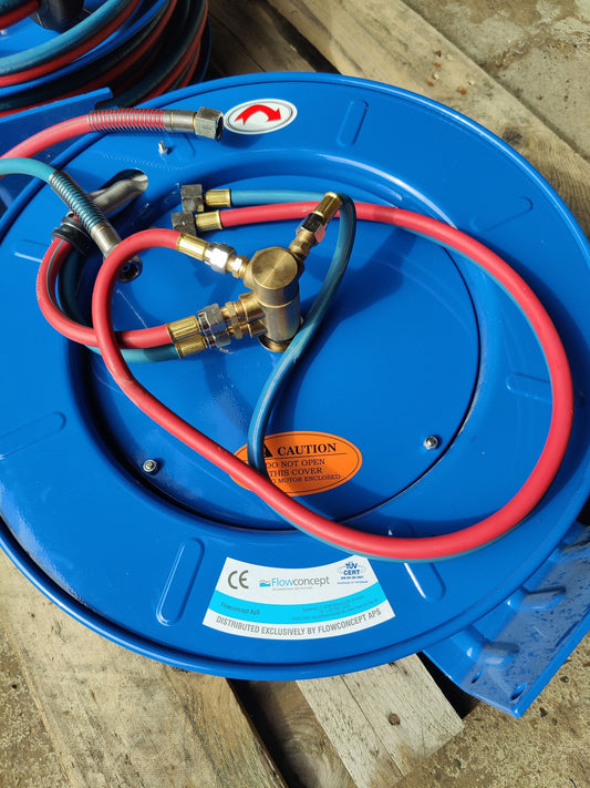 Slangerulle FLOWCONCEPT for ilt/gas 20 meter