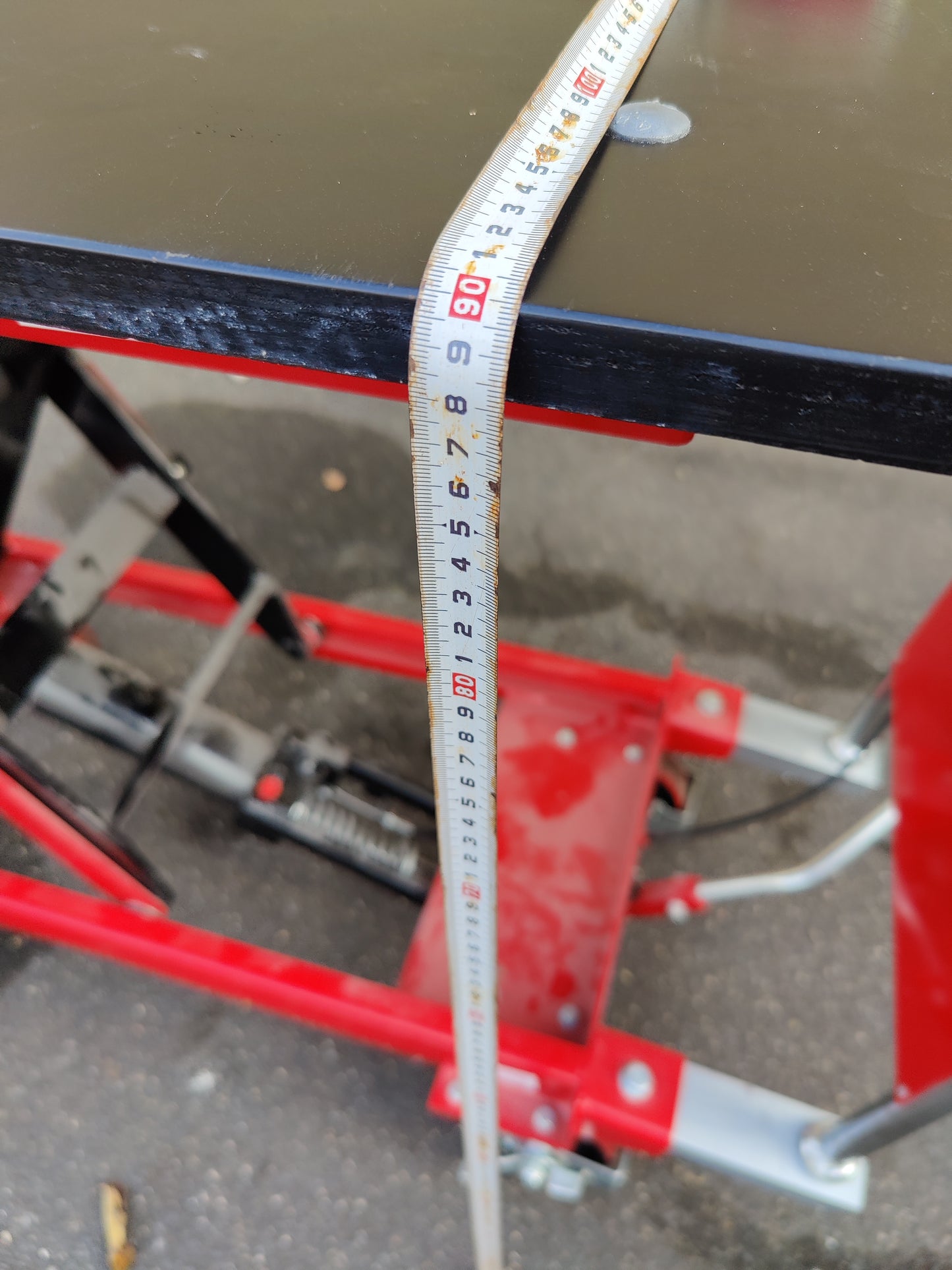 Løftebord hydraulisk fodbetjent