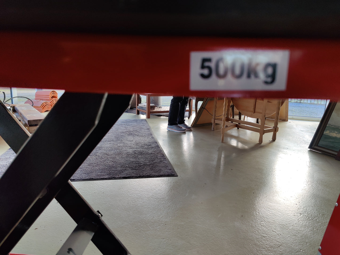 Løftebord hydraulisk fodbetjent